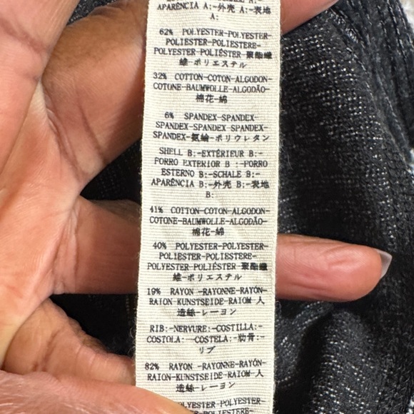 Free People At the Lodge Cropped Sweater Gray Fair Aisle Size M Cozy Casual Fall - Picture 7 of 10